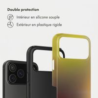 Selencia Coque arrière Vivid Apple iPhone 18 Pro Max / 17 Pro Max - Gradient Olive Dust