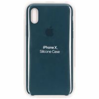 Apple Coque en silicone Apple iPhone X - Cosmos Blue