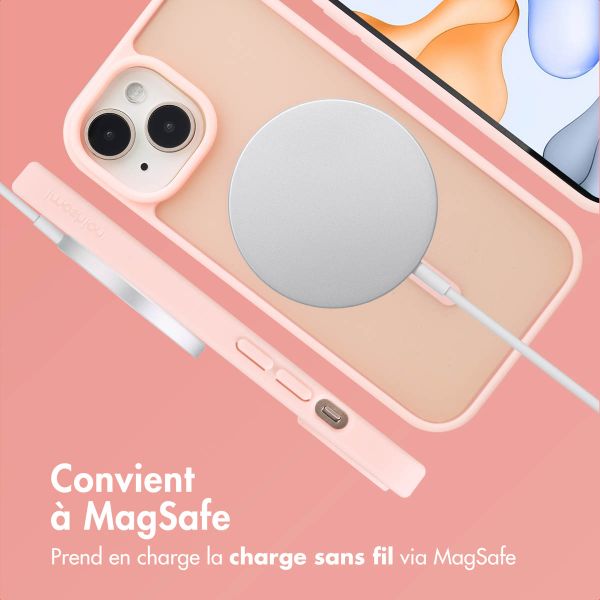 imoshion Coque Color Guard avec MagSafe Apple iPhone 15 - Rose clair