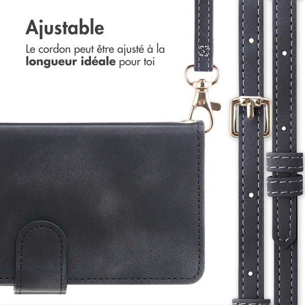 imoshion Etui de télephone portefeuille avec cordon Samsung Galaxy A17 (5G) / (4G) - Noir