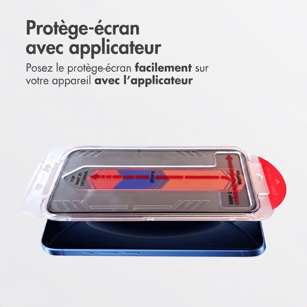 Accezz Protection d'écran en verre trempé avec filtre de confidentialité + Applicateur Apple iPhone 18 Pro / 17 Pro
