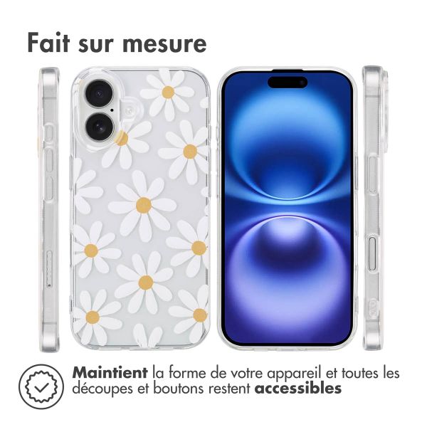 imoshion Coque Design Apple iPhone 16 - Daisy Flower