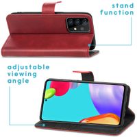imoshion Étui de télephone portefeuille de luxe Samsung Galaxy A52(s) (5G/4G) - Rouge