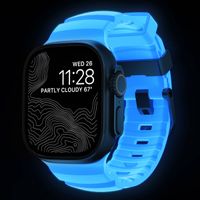 Nomad Bracelet Rocky Point Apple Watch | 44/45/46/49 mm - Icy Blue Glow Black