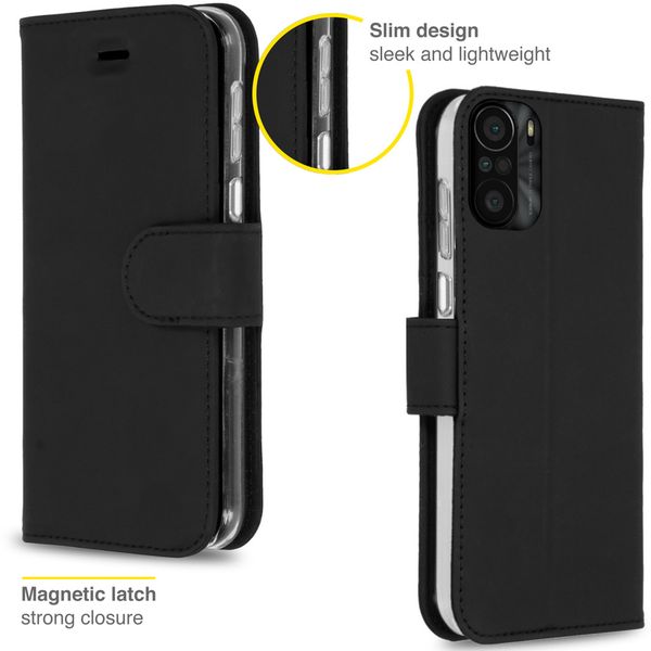 Accezz Étui de télephone Wallet Xiaomi Mi 11i - Noir