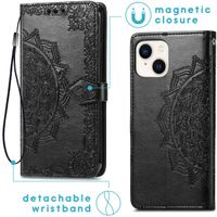 imoshion Etui de télephone Mandala Apple iPhone 14 / 13 - Noir
