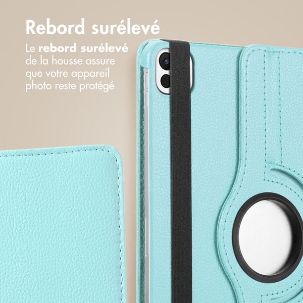 imoshion Coque tablette rotatif à 360° Apple iPad Pro 12.9 (2022) / Pro 12.9 (2021) - Bleu clair