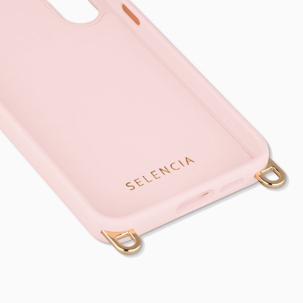 Selencia Coque arrière Rivièra avec MagSafe avec crochets amovibles Samsung Galaxy A53 - Sorbet Pink