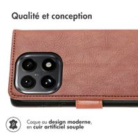 imoshion Étui de télephone portefeuille de luxe Xiaomi 15T - Marron