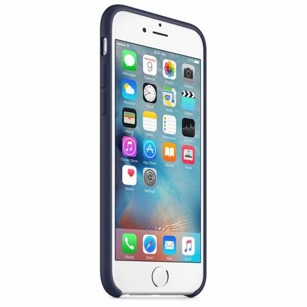 Apple Coque en silicone Apple iPhone 6 / 6s - Midnight Blue