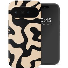 Selencia Coque arrière Vivid avec MagSafe Google Pixel 11 - Art Wave Black