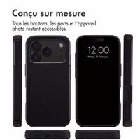 imoshion Coque arrière avec porte-cartes Apple iPhone 18 Pro Max / 17 Pro Max - Noir