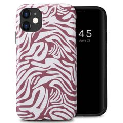 Selencia Coque arrière Vivid Apple iPhone 11 - Trippy Swirl Dark Rose