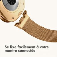 imoshion Bracelet magnétique milanais Samsung Galaxy Watch 9 (40/44mm) / Watch 8 (40/44mm) / Classic (46mm) - Doré