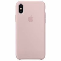 Apple Coque en silicone Apple iPhone X - Pink Sand