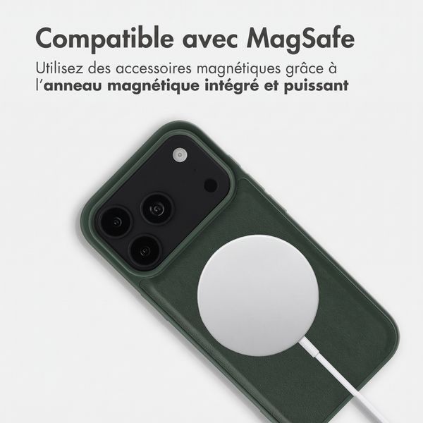 Accezz Coque arrière Edge avec MagSafe Apple iPhone 18 Pro / 17 Pro - Vert