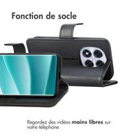 imoshion Étui de télephone portefeuille de luxe Xiaomi Poco X7 - Noir