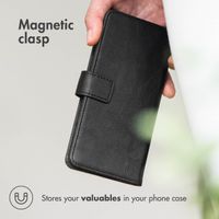 imoshion Étui de télephone portefeuille de luxe Samsung Galaxy A20s - Noir