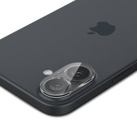 Spigen Optik Lens Protector - Protection complète de la caméra (lot de 2) Apple iPhone 16 / 16 Plus - Crystal Clear