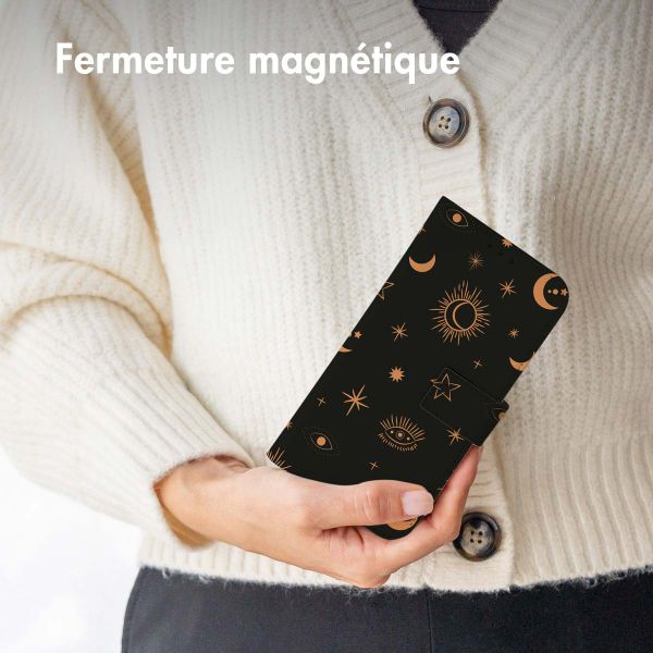 imoshion Étui de télephone portefeuille Design Samsung Galaxy S24 - Sky Black