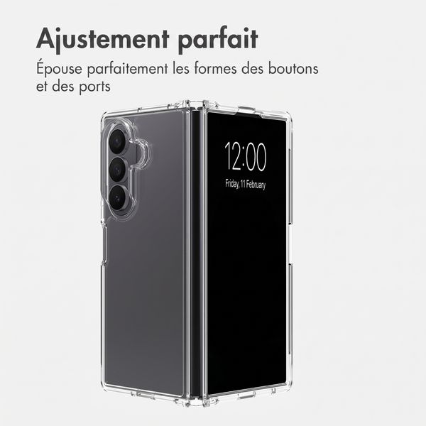 Accezz Coque Xtreme Impact Samsung Galaxy Z Fold 8 Ultra - Transparent