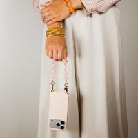 Selencia Coque arrière Rivièra avec MagSafe avec crochets amovibles Apple iPhone SE (2022 / 2020) / 8 / 7 - Sorbet Pink