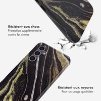 Selencia Coque arrière Vivid Samsung Galaxy S23 FE - Chic Marble