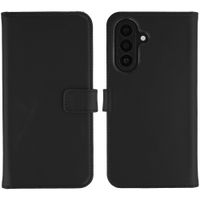 Selencia Étui portefeuille en cuir véritable Samsung Galaxy A27 (5G) - Noir