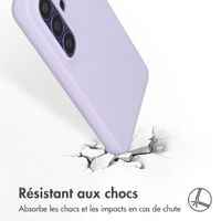 Accezz Coque Liquid Silicone avec MagSafe Samsung Galaxy S26 Ultra - Violet