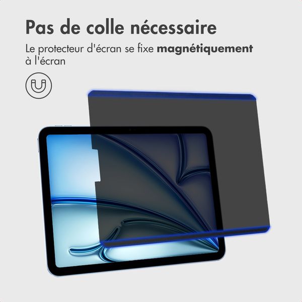 Accezz Protecteur d'écran de confidentialité magnétique Apple iPad Pro 11 (2018/2020/2021/2022) / Air 5 (2022) / Air 4 (2020)