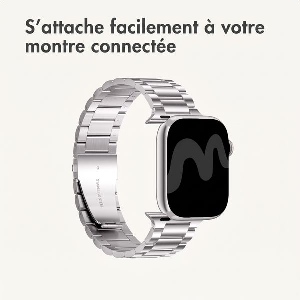imoshion Bracelet acier Apple Watch | 44/45/46/49 mm - Argent
