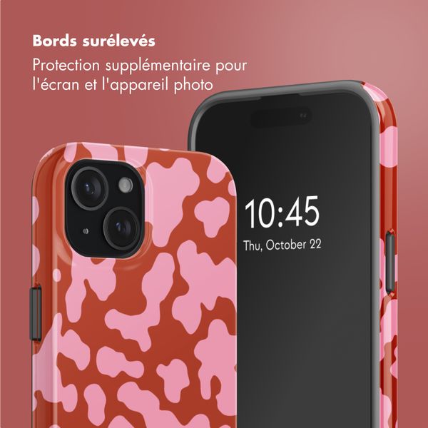 Selencia Coque arrière Vivid avec MagSafe Apple iPhone 15 - Moo’d Blush Pink
