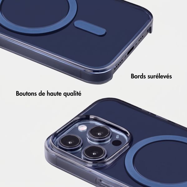 Accezz Lite coque arrière avec MagSafe Apple iPhone 15 Pro - Bleu foncé