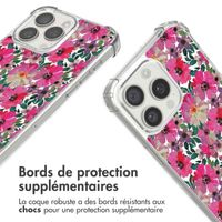 imoshion Coque Design avec cordon Apple iPhone 15 Pro - Flower Water