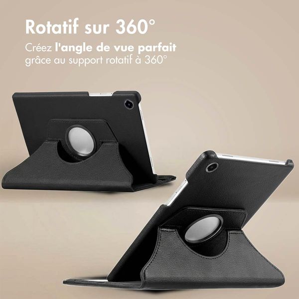 imoshion Coque tablette rotatif à 360° Samsung Galaxy Tab A8 - Noir