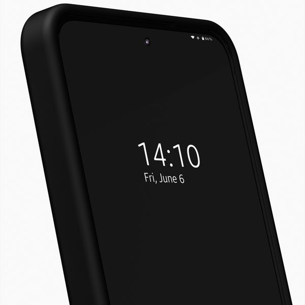 iDeal of Sweden Coque en silicone avec MagSafe Samsung Galaxy A57 (5G) - Black