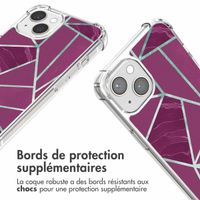 imoshion Coque Design avec cordon Apple iPhone 13 - Bordeaux Graphic