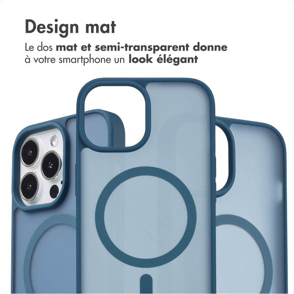 imoshion Coque Color Guard avec MagSafe Apple iPhone 13 Pro - Bleu foncé