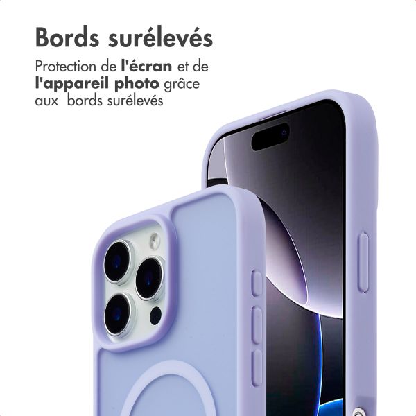 imoshion Coque Color Guard avec MagSafe Apple iPhone 16 Pro Max - Lilas