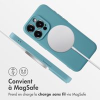 imoshion Coque Couleur avec MagSafe Apple iPhone 15 Pro Max - Smoke Green