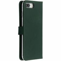 Selencia Étui portefeuille en cuir véritable Apple iPhone 8 Plus / 7 Plus - Vert