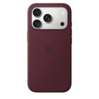 Apple Coque en silicone avec MagSafe Apple iPhone 18 Pro - Burgundy