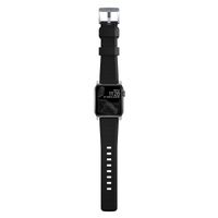 Nomad Bracelet robuste FKM Apple Watch | 44/45/46/49 mm - Argent / Noir