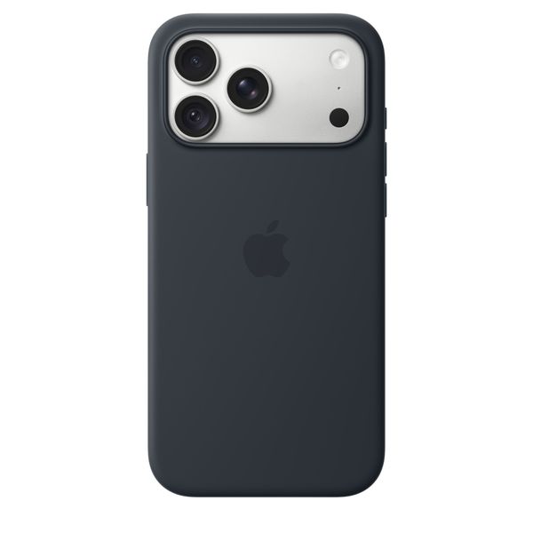 Apple Coque en silicone avec MagSafe Apple iPhone 18 Pro Max - Navy Blue