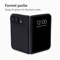 Accezz Coque Liquid Silicone avec MagSafe Apple iPhone Duo - Noir