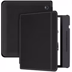 imoshion Étui de liseuse portefeuille Slim Hard Tolino Vision 5 - Noir