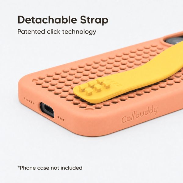 Callbuddy Sangle multifonctionnelle Apple iPhone 17 / 17e / 16e / 15 / 14 / 13 - Yellow