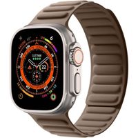 WiWu Bracelet à maillons tressés magnétiques Apple Watch | 44/45/46/49 mm - Taupe