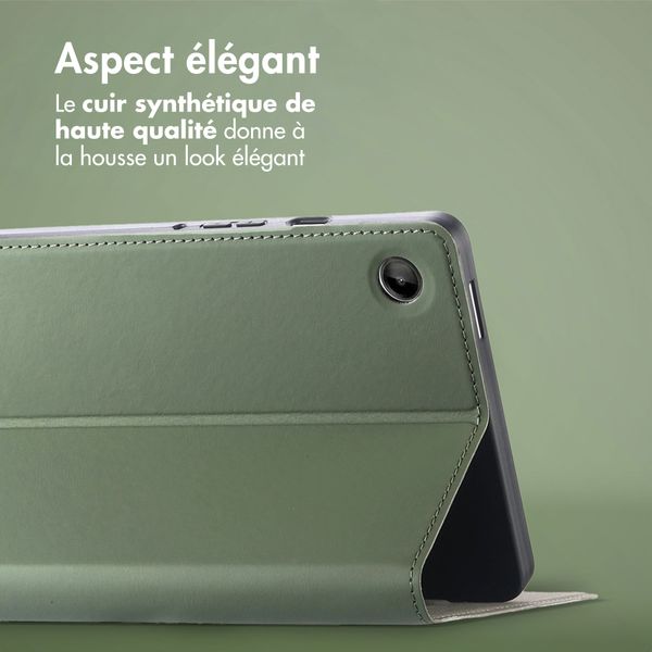 Accezz Coque tablette Classic Samsung Galaxy Tab A9 8.7 pouces - Vert