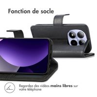 imoshion Étui de télephone portefeuille de luxe Xiaomi Redmi Note 15 Pro (5G) - Noir